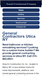 Mobile Screenshot of ansonsconstruction.com