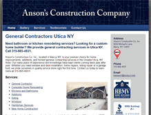 Tablet Screenshot of ansonsconstruction.com